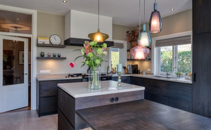 Keuken met aardse tinten Keuken met aardse tinten